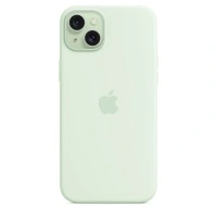 Чехол Apple iPhone 15 Plus Silicone Case with MagSafe -  Soft Mint