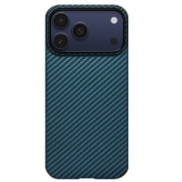 Чехол для iPhone 17 Pro Max Pitaka Classic PitaTap Ultra Slim Case - Black/Blue