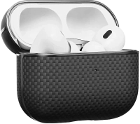 Чехол для AirPods Pro 3 Pitaka Aramid Fiber Case MagSafe - Black/Grey