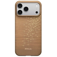 Чехол для iPhone 17 Pro Max Pitaka Classic PitaTap Ultra Slim Case - Golden Glint