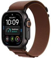 Часы Apple Watch Ultra 4 49mm Titanium Case Black / Alpine Loop Burgundy L