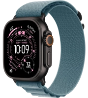 Часы Apple Watch Ultra 3 49mm Titanium Case Black / Alpine Loop Light Blue S