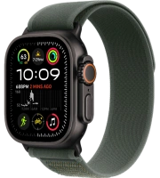 Часы Apple Watch Ultra 2 49mm Black Titanium Case GPS+Cellular Trail Loop Green S/M
