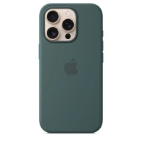 Чехол для iPhone 16 Pro Max Silicone Case with MagSafe - Lake Green