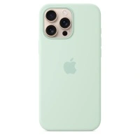 Чехол для iPhone 16 Pro Max Silicone Case with MagSafe - Aquamarine