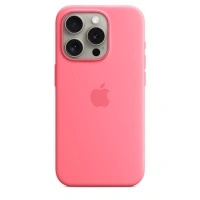 Чехол Apple iPhone 15 Pro Max Silicone Case with MagSafe -  Pink