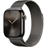 Часы Apple Watch Series 10 42mm Titanium Case Milanese Loop Slate