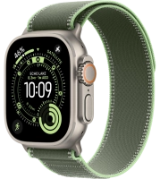 Часы Apple Watch Ultra 3 49mm Titanium Case Natural Trail Loop Green/Neon M/L