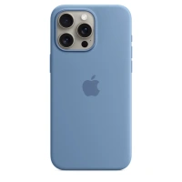 Чехол для iPhone 15 Pro Silicone Case with MagSafe - Winter Blue