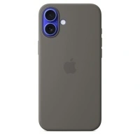 Чехол для iPhone 16 Plus Silicone Case with MagSafe - Stone Gray