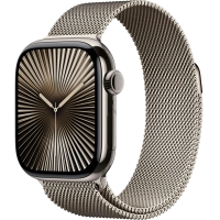 Часы Apple Watch Series 10 46mm Titanium Case Milanese Loop Natural S/M