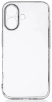 Чехол Gurdini для iPhone 16 Plus Silicone Case прозрачный с защитой камеры