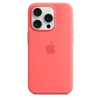 Чехол Apple iPhone 15 Pro Silicone Case with MagSafe - Guava