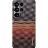 Чехол для Samsung Galaxy S25 Ultra Pitaka Tactile Woven - Sunset