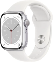 Часы Apple Watch Series 8 45mm Aluminum Case GPS Sport Band White S/M