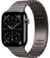 Часы Apple Watch Series 11 46mm Titanium Case Link Bracelet Slate