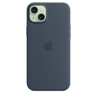 Чехол Apple iPhone 15 Plus Silicone Case with MagSafe -  Storm Blue