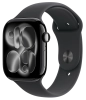 Часы Apple Watch Series 11 46mm Jet Black Aluminium Case GPS Sport Band Black M/L