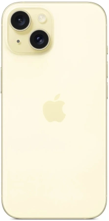 Смартфон Apple iPhone 15 128GB nano-Sim + eSim Yellow